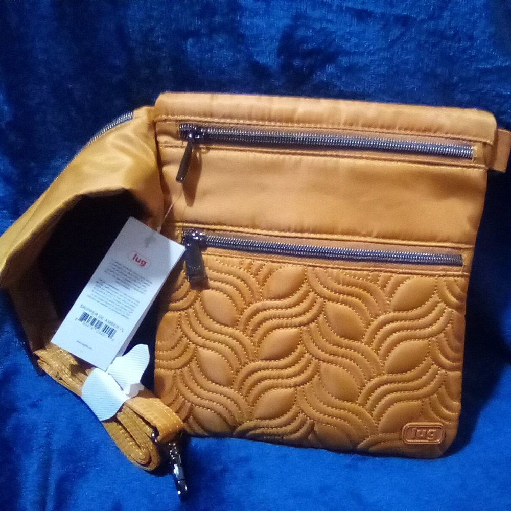 Lug Skipper Crossbody Amber Yellow